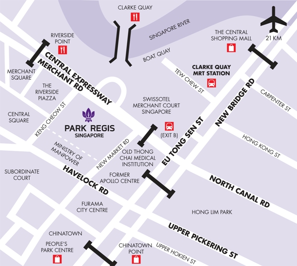 Map - Park Regis Singapore